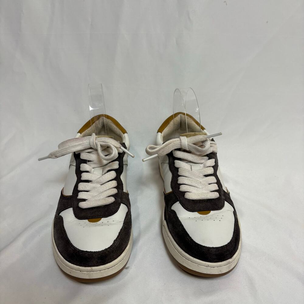 Madewell Court Sneakers White Leather & Spotted Calf Hair Women’s Size 7 - Picture 9 of 9